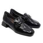 Softwaves mocassin zwart lakleer 9.03.01